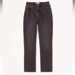 Abercrombie Curve Love Ultra High Rise 90s straight jean